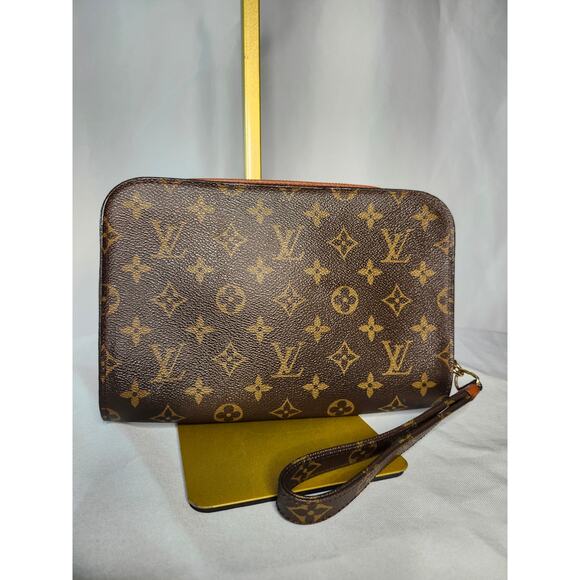 Louis Vuitton Monogram Orsay Clutch Wristlet Bag Canvas - Picture 2 of 16